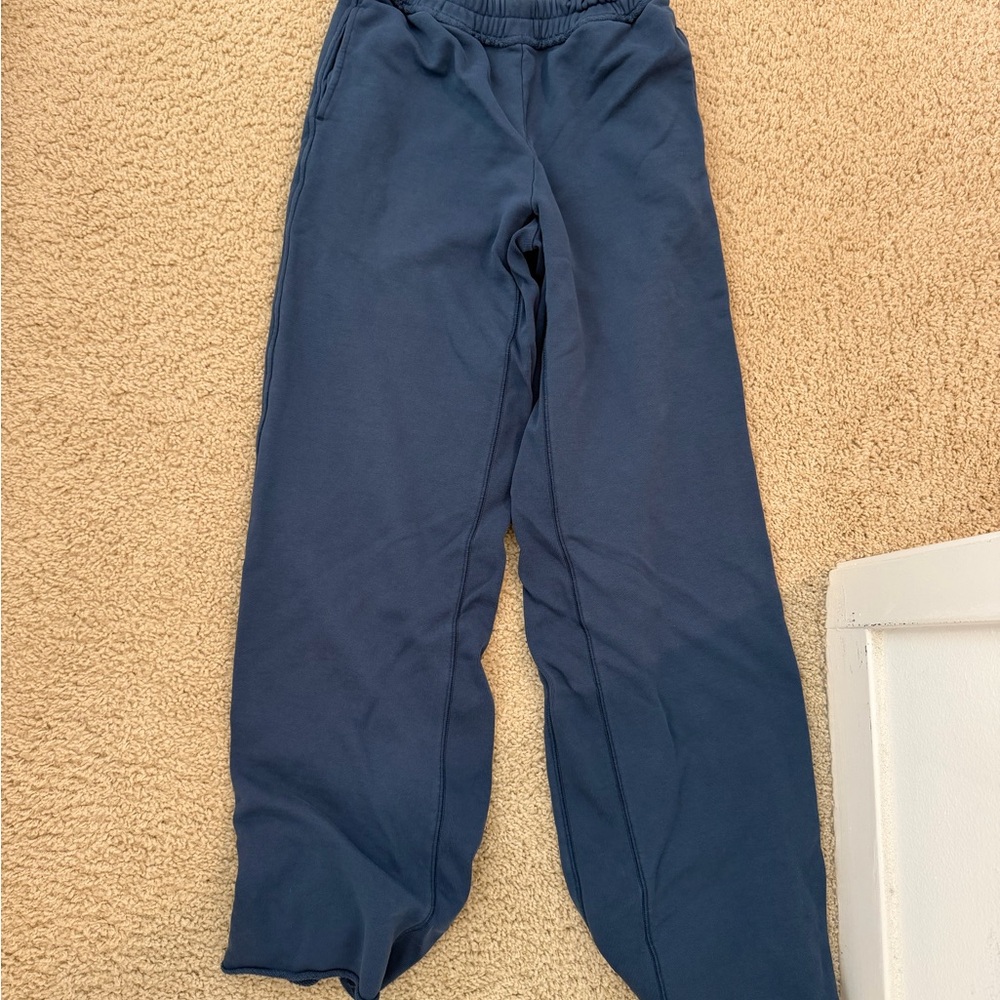 Skims French Terry Blue Lounge Pants